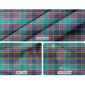 Generic Checked Cotton Place Mats Sets (Multicolor)