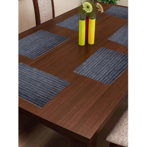 Generic striped Vinyl Place Mats Sets (Black & White)