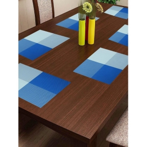 Generic Dot Vinyl Place Mats Sets (Blue)