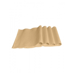 Generic Ribbed Cotton Place Mats Sets (Beige)
