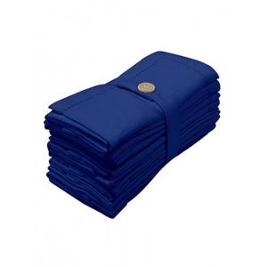 Generic Solid Cotton Napkins Sets (Blue)