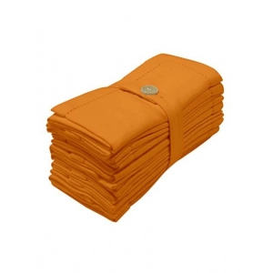 Generic Solid Cotton Napkins Sets ( Orange)