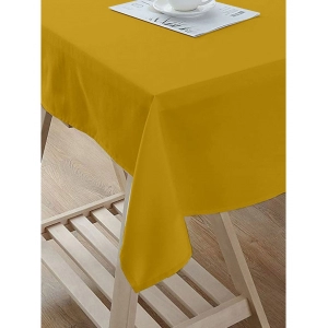 Generic Solid Cotton Plain Table Cloth (Dark Yellow)