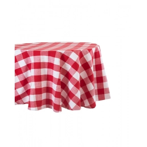 Generic Checked Cotton Checks Table Cloth (Red)