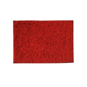 Generic Solid Polyester Bathmat (Red)