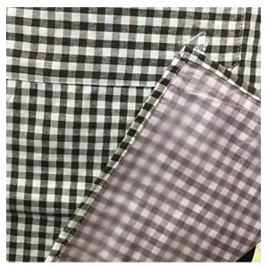 Generic Checked Cotton Aprons (Brown)