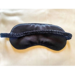 Generic Solid Satin Silk Eyemasks (Black)