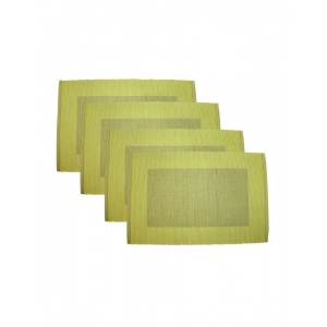 Generic Ribbed Cotton Place Mats Sets (Green)
