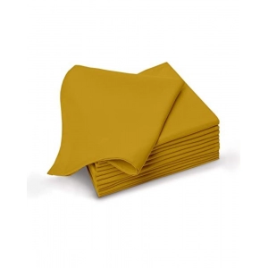 Generic Solid Cotton Napkins Sets (Mustard Yellow)