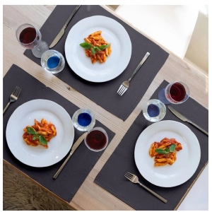 Generic Ribbed Cotton Place Mats Sets (Grey)