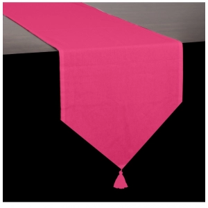 Generic Solid Cotton Table Runners (Dark Pink)