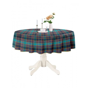 Generic Checked Cotton Checks Table Cloth (Multicolor)