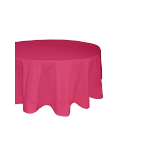 Generic Solid Cotton Plain Table Cloth (Pink)