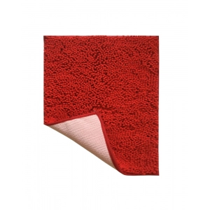 Generic Solid Polyester Bathmat (Red)