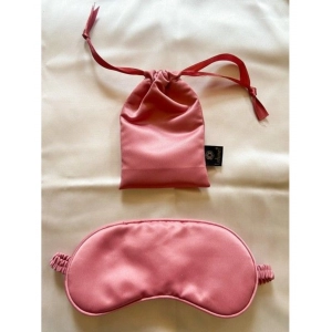 Generic Solid Satin Silk Eyemasks (Pink)