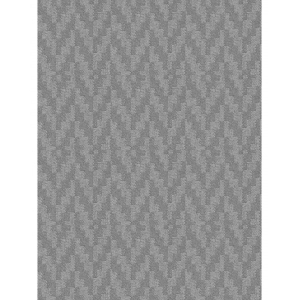 Generic Waves Polyester Plain Shower Curtains with Plastic Eyelets (Dark Grey)