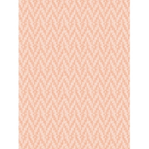 Generic Waves Polyester Plain Shower Curtains with Plastic Eyelets (Peach)