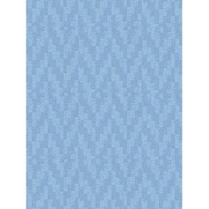 Generic Waves Polyester Plain Shower Curtains with Plastic Eyelets (Light Blue)