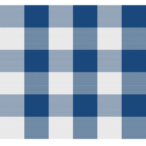 Generic Checked Cotton Place Mats Sets (Royal Blue)