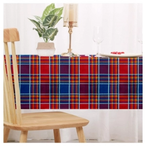Generic Checked Cotton Checks Table Cloth (Multicolor)