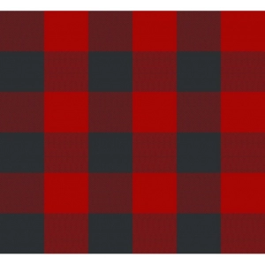 Generic Checked Cotton Table Runners (Red & Black)