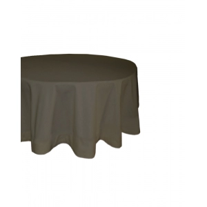Generic Solid Cotton Plain Table Cloth (Dark Grey)