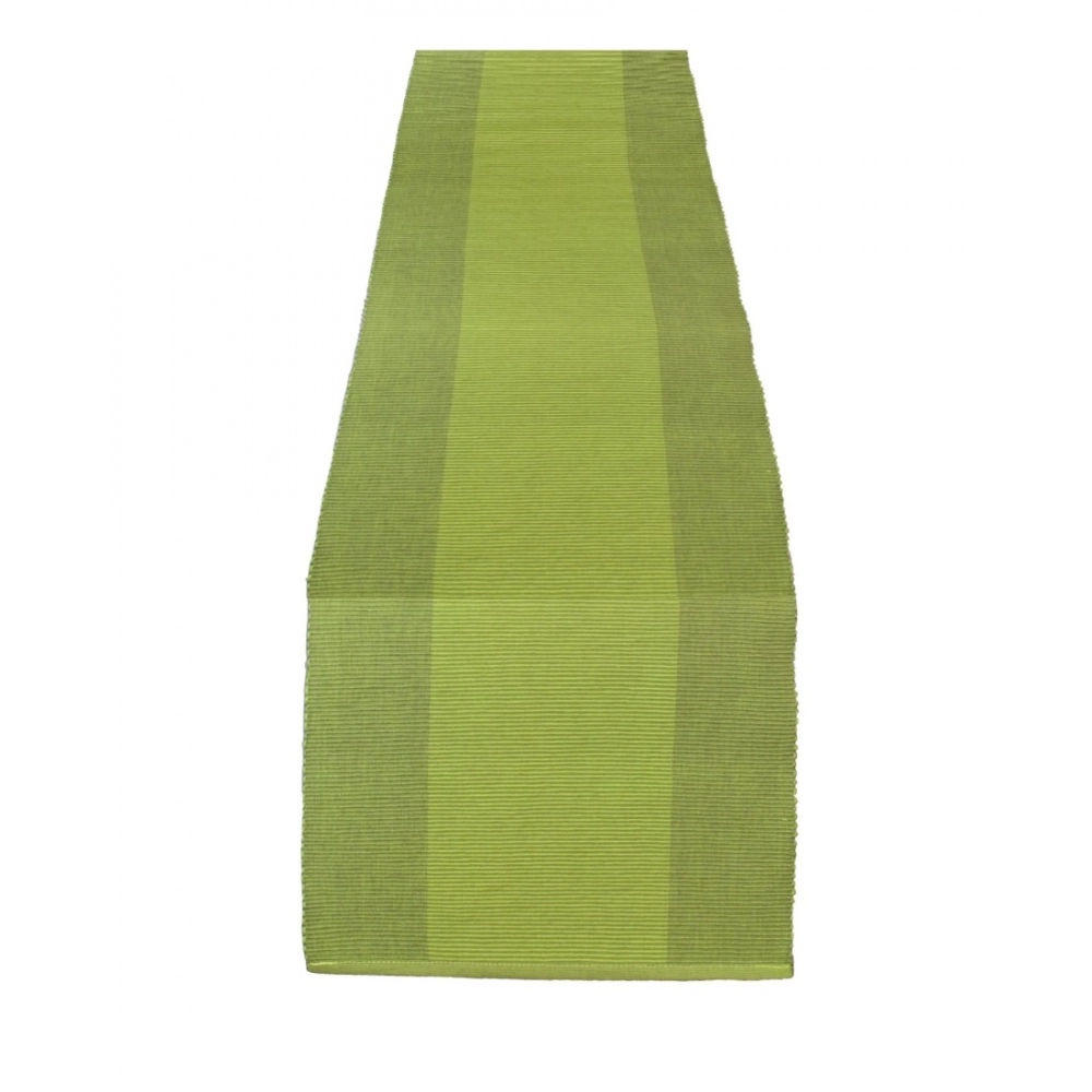Generic Striped Cotton Table Runners (Green)