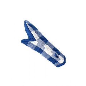 Generic Checked Cotton Oven Mitten and Pot Holder Sets (Blue)