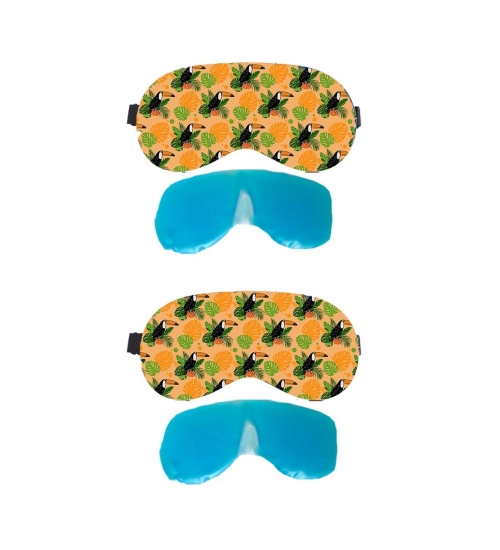 Printed Polyester Eyemasks (Multicolor)