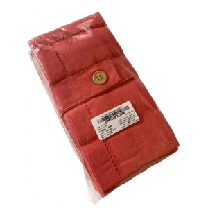 Generic Solid Cotton Napkins Sets (Pink)