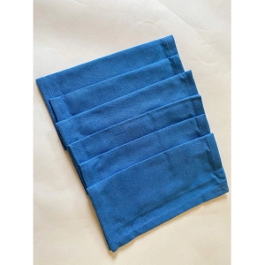 Generic Solid Cotton Napkins Sets (Blue)