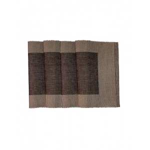 Generic Ribbed Cotton Place Mats Sets (Beige)
