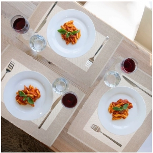 Generic Ribbed Cotton Place Mats Sets (Cream)
