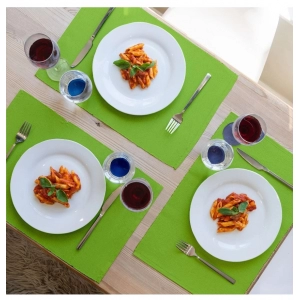 Generic Solid Cotton Place Mats Sets (Green)