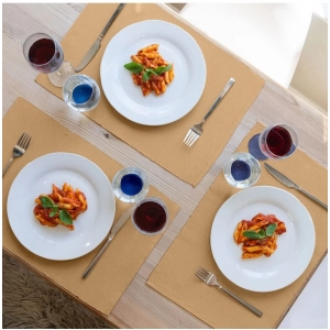 Generic Ribbed Cotton Place Mats Sets (Beige)