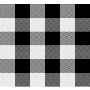 Generic Checked Cotton Checks Table Cloth (Black)
