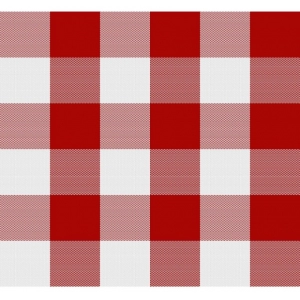 Generic Checked Cotton Checks Table Cloth (Red)