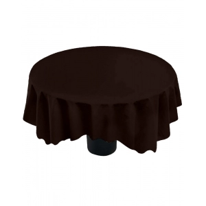 Generic Solid Cotton Plain Table Cloth (Brown)