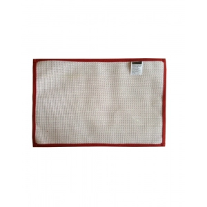 Generic Solid Polyester Bathmat (Red)
