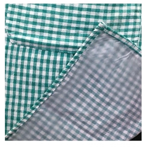 Generic Checked Cotton Aprons (Green)