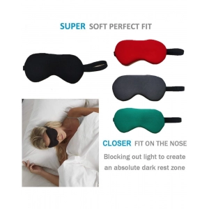 Generic Solid Lycra Foam Eyemasks (Green)