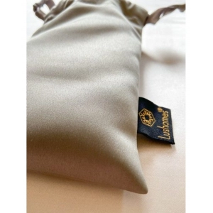 Generic Solid Satin Silk Eyemasks (Grey)