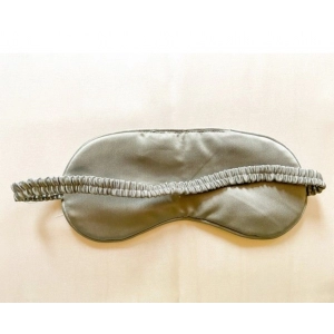 Generic Solid Satin Silk Eyemasks (Grey)