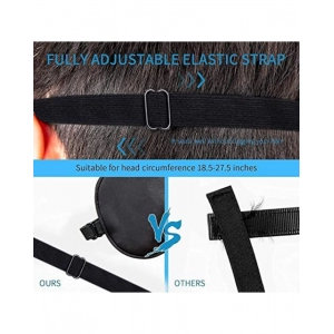 Generic Solid Polyester Eyemasks (Black)