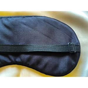 Generic Solid Polyester Eyemasks (Black)