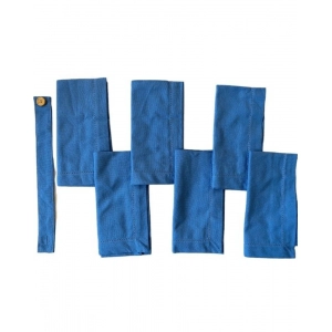 Generic Solid Cotton Napkins Sets (Blue)