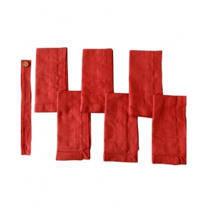 Generic Solid Cotton Napkins Sets (Pink)