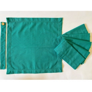Generic Solid Cotton Napkins Sets (Green)