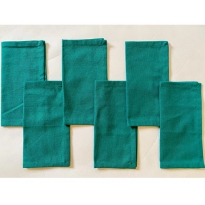 Generic Solid Cotton Napkins Sets (Green)