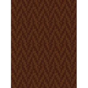Generic Waves Polyester Plain Shower Curtains with Plastic Eyelets (Dark Brown)